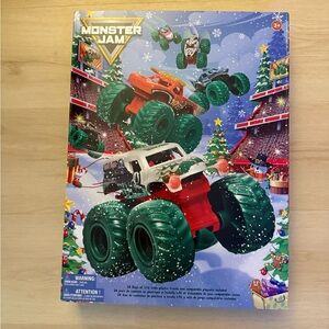 Monster Jam - Advent Calendar 2025 Holiday Series 1:72 Scale 24 pieces